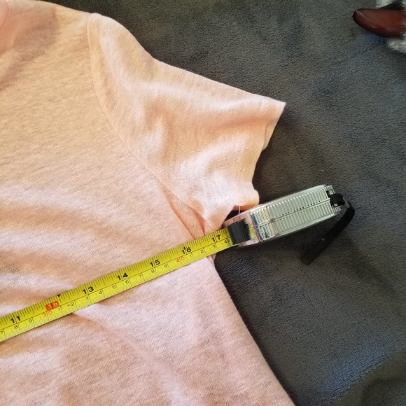 NWT MISS ME Perfect Peach Burnout Ruffle Top - Picture 6 of 8